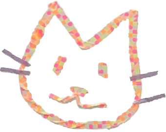 わたしじかんのワークショップ・ラクバリのマスキングテープアート 猫