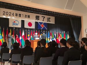 JICA二本松2024年1次隊修了式・壮行会