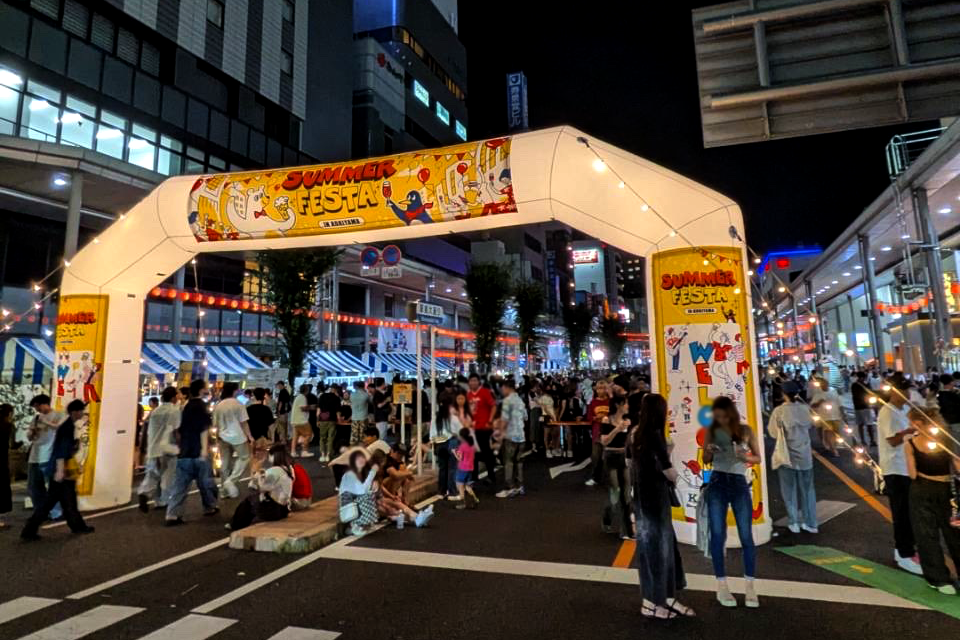 灼熱の暑さとビール祭り