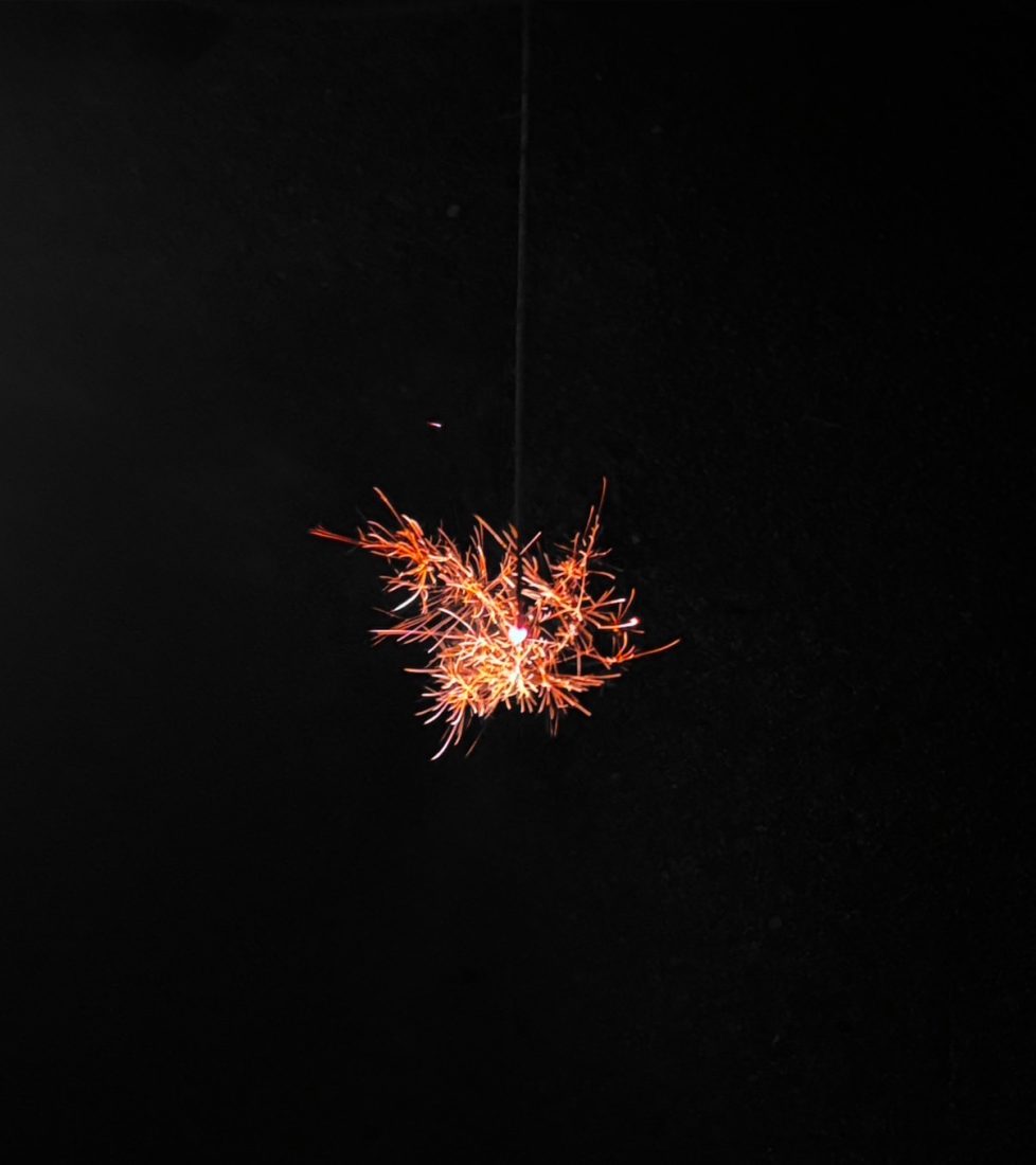 秋冬の花火